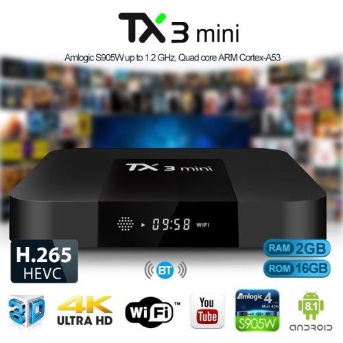 Android TV Box TX3 Mini Amlogic S905W with Wifi 2.4G Android 8.1 TV Box 1G/8G 2G/16G Media Player Android TV Box TX3 Mini Amlogic S905W with Wifi 2.4G Android 8.1 TV Box 1G/8G 2G/16G Media Player